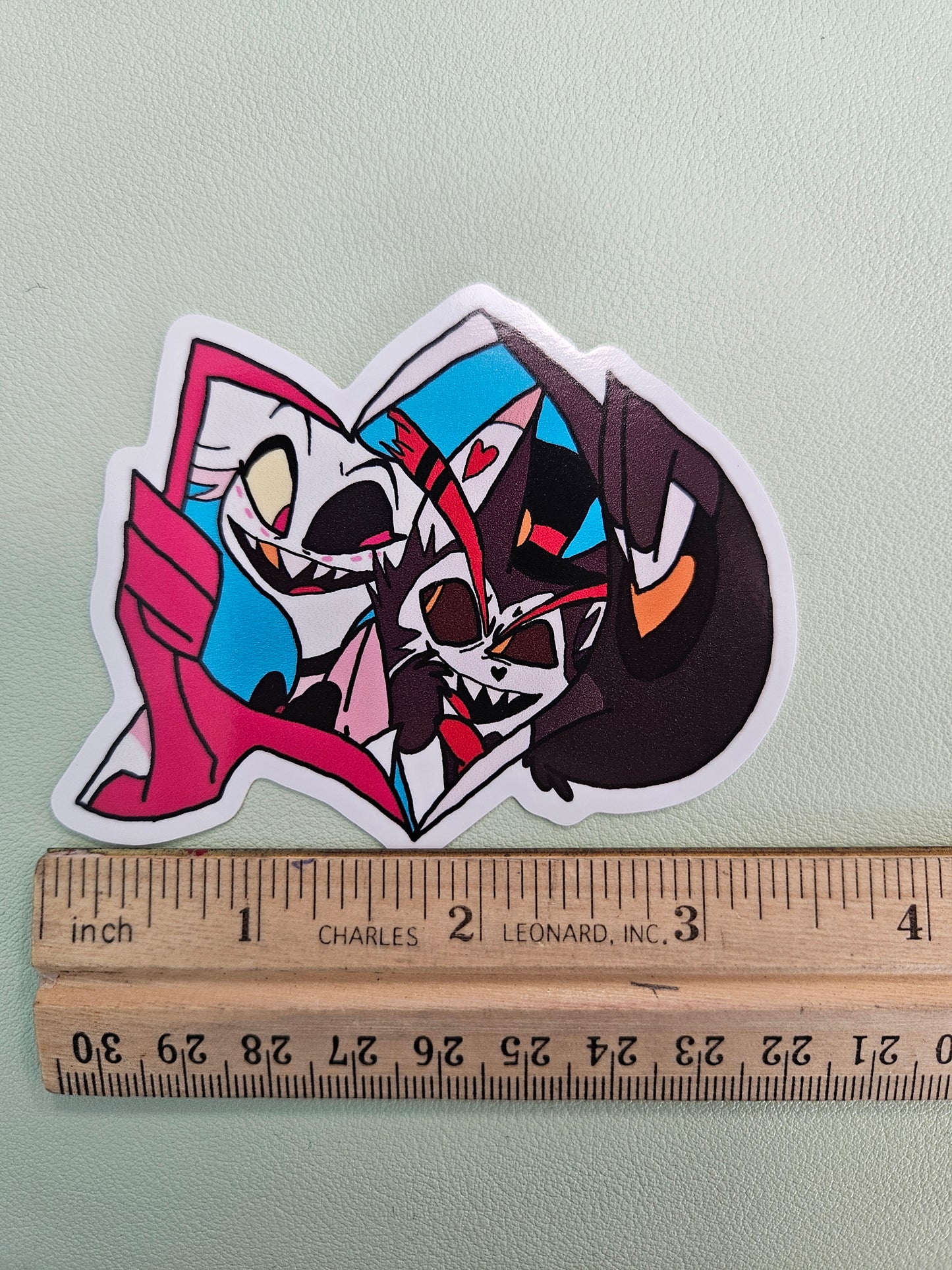 HuskerDust Husk and Angel Sticker Hazbin Hotel