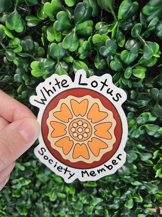 White Lotus ATLA Sticker