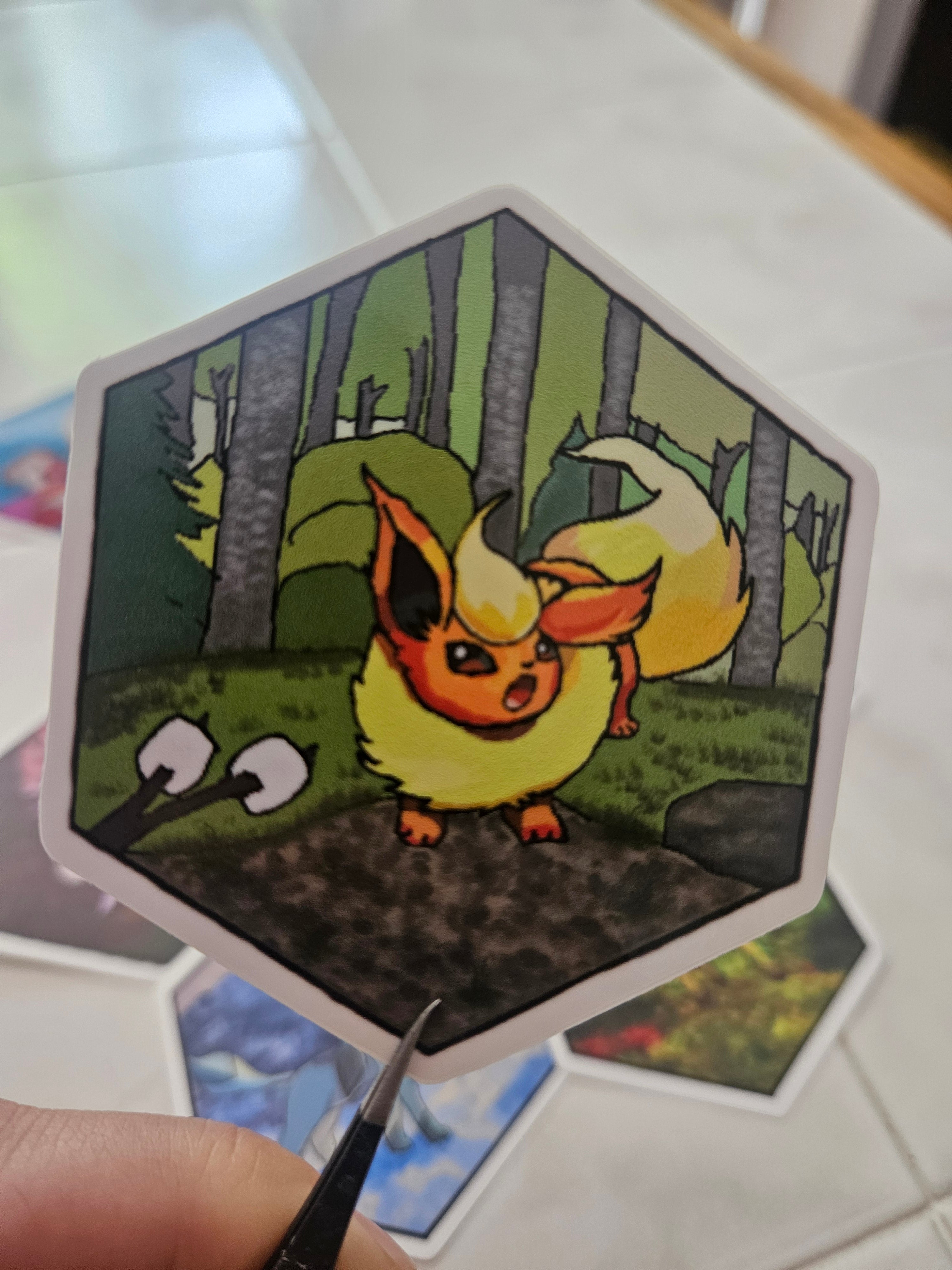 Flareon Sticker Pokemon – 3DNerDCrafts