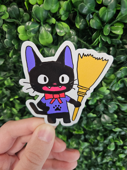Jiji Cat Sticker Studio Ghibli